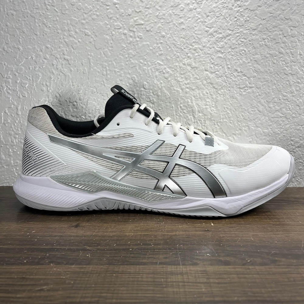 ASICS Gel-Tactic 12 Men's White Court Shoes - Men's Size 14
